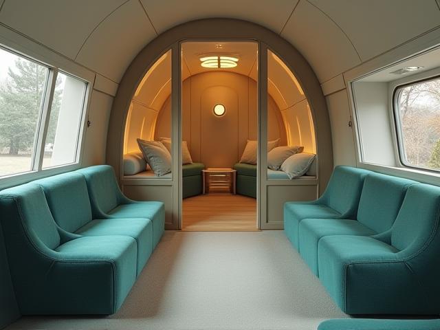 Pod Gamma pod with premium ventilation and aromatherapy systems
